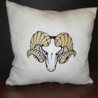 Embroidery Ram Cushion