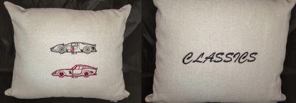 Limited Edition Super Racing Car Embroidery Cushion – Last One | Exclusive Collectible for Car Enthusiasts - Image 2