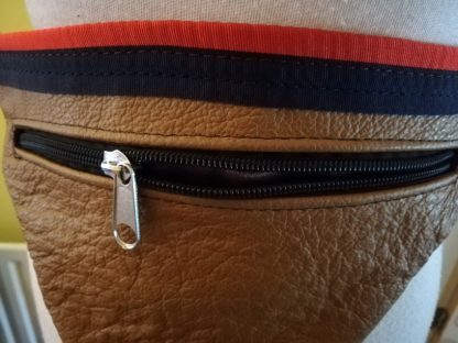 Tan bumbag closeup