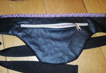 black bum bag