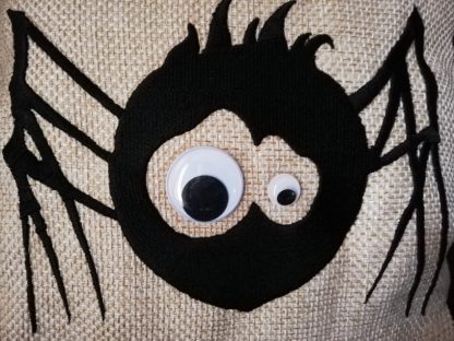Amazing Halloween Square Cushion - Embroidery Spider-Last One! - Image 3
