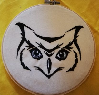 Adorable Owl: A Machine Embroidery Masterpiece