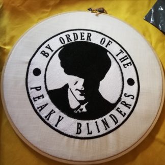 Exploring the World of Machine Embroidery Art Hoops - Peaky Blinders