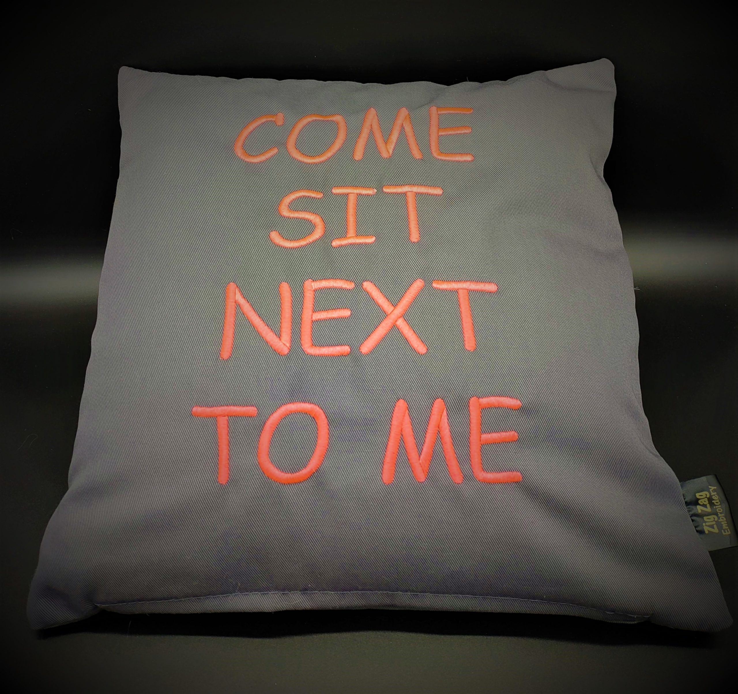 Amazing Bar Cushions Man cave outside bar cushions Zig Zag Embroidery