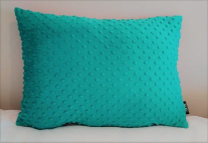 Limited Edition Pink and Turquoise Bold Coloured Beautiful Velvet Cushion - Image 2