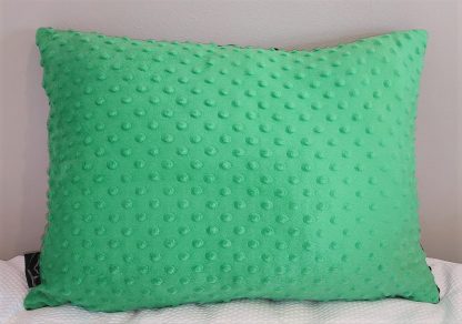 Limited Edition Black and Green Bold Coloured Beautiful Velvet Cushion - Image 2