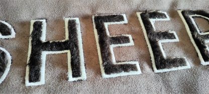 Beautiful Woolly Sheep Cushion Cover: Free Motion Embroidery for a Wonderful Touch - Image 3