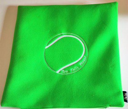 Limited Edition Beautiful Green Embroidered Tennis Ball Cushion Cover - Image 3