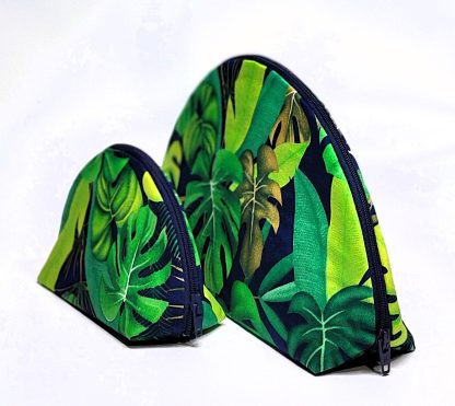 Tropical Print Makeup Bag