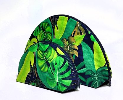 Tropical Print Makeup Bag