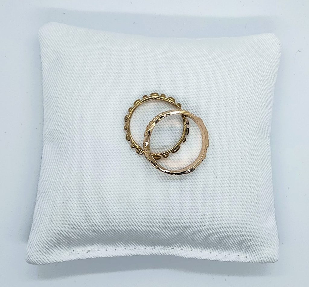 Wedding Day Ring Cushion - WHITE