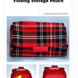 Sewing Pattern PDF Digital Download - Fabric Folding Storage Pouch