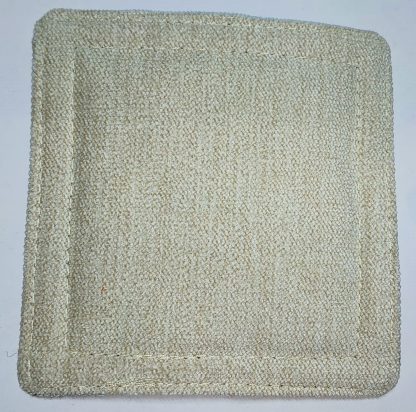 Handmade Fabric Coasters - Cream Back