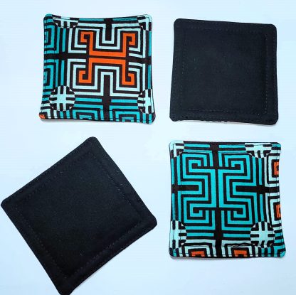 Handmade Fabric Coasters - Maze (Liberty Print)