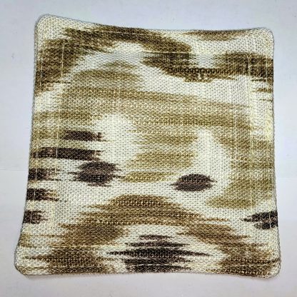 Handmade Fabric Coasters - Shades of Brown