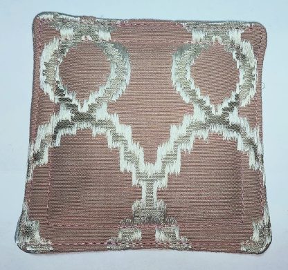 Handmade Fabric Coasters - Vintage Pink