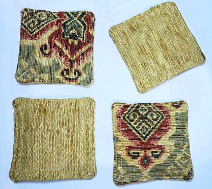 Handmade Fabric Coasters - Vintage Style